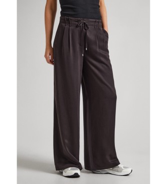 Pepe Jeans Pantalon palazzo Atenea noir