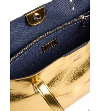 Pepe Jeans Guld Audrey Glimmer hndtaske