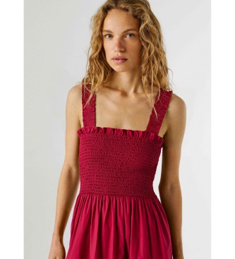 Pepe Jeans Vestido Avril castanho