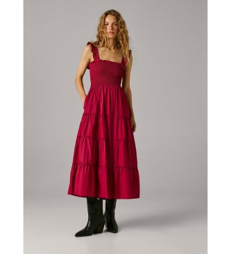 Pepe Jeans Vestido Avril castanho