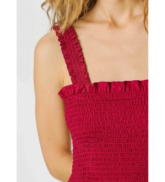 Pepe Jeans Vestido Avril castanho