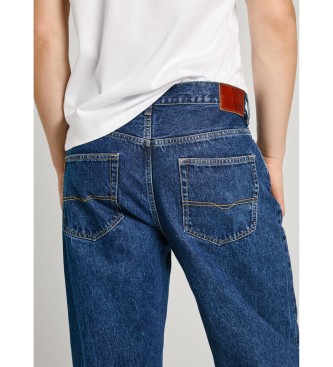 Pepe Jeans Blue Barrel Jeans