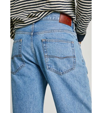 Pepe Jeans Jean Barrel bleu  coupe ample