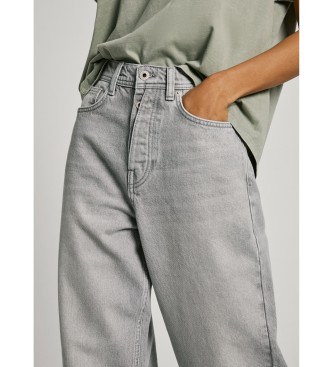 Pepe Jeans Jeans Barrel Uhw gris