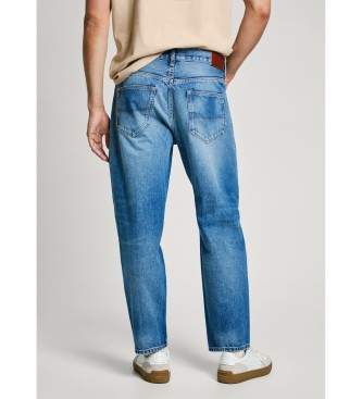 Pepe Jeans Blue Barrel Worn Jeans