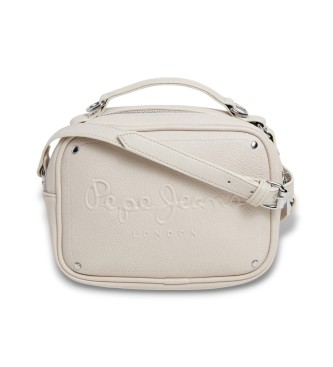 Pepe Jeans Bolso Bassy Icon blanco roto