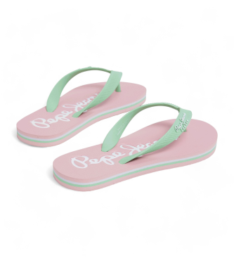 Pepe Jeans Slippers Baby Beach Basic B roze, groen