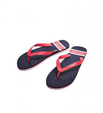Pepe Jeans Infradito Bay Beach Classic Navy, Rosso