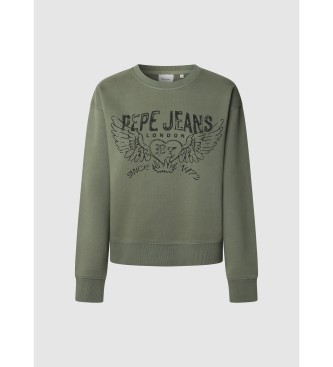 Pepe Jeans Mikina Beberly zelena