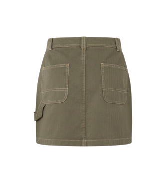 Pepe Jeans Becky skirt green