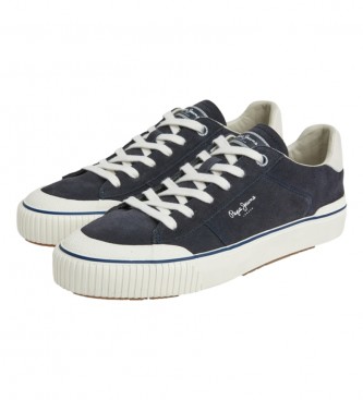 Pepe Jeans Ben Overdrive Leather Sneakers navy
