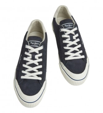 Pepe Jeans Ben Overdrive Leather Sneakers navy