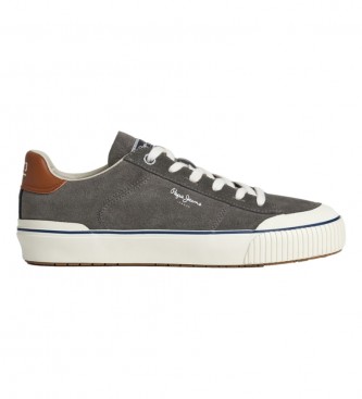 Pepe Jeans Ben Overdrive Leather Sneakers cinzento