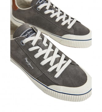 Pepe Jeans Ben Overdrive Leather Sneakers grey