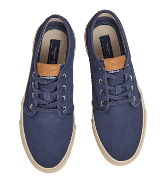 Pepe Jeans Ben Urban Leather Sneakers navy