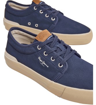 Pepe Jeans Ben Urban Leather Sneakers navy