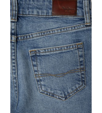 Pepe Jeans Pantaloncini in tessuto denim rigido blu