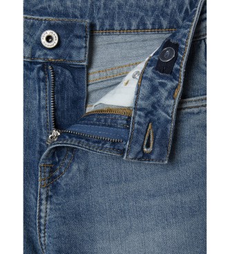 Pepe Jeans Pantaloncini in tessuto denim rigido blu