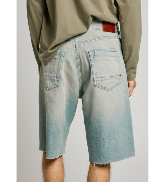 Pepe Jeans Bermuda-Shorts aus blauem Denim