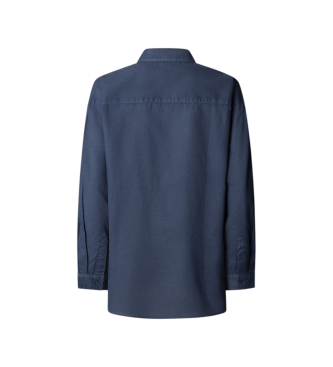 Pepe Jeans Bernadette marineblå skjorte