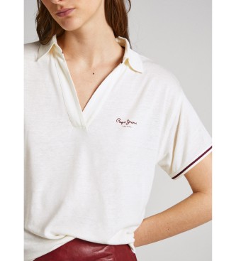Pepe Jeans Polo Beere wei