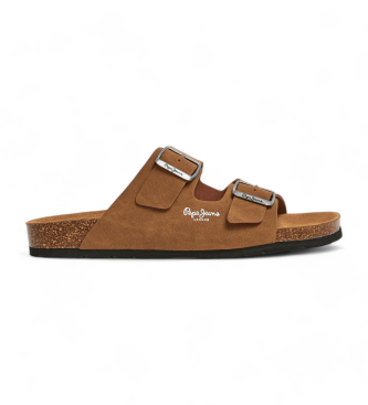 Pepe Jeans Sandals Bio Double Kepler brown
