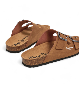Pepe Jeans Sandals Bio Double Kepler brown