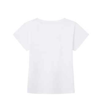 Pepe Jeans Camiseta Bloomy blanco