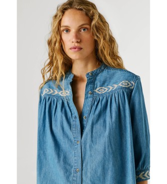 Pepe Jeans Bluza Livia modra
