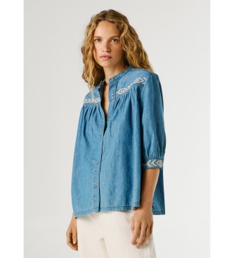Pepe Jeans Bluza Livia modra