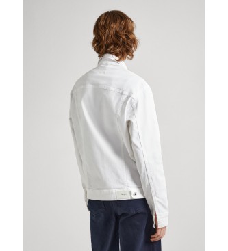 Pepe Jeans Fantovska džins jakna bela