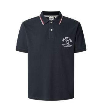 Pepe Jeans Koszulka polo Bradley granatowa