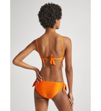 Pepe Jeans Parte inferiore del bikini con onda arancione