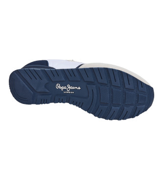 Pepe Jeans Chaussures en cuir Brit Road blanches