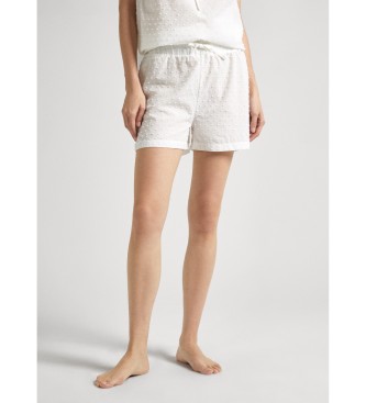 Pepe Jeans Short Broderie white