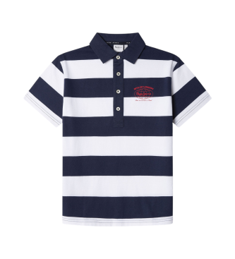 Pepe Jeans Polo Cairon granatowy, biały