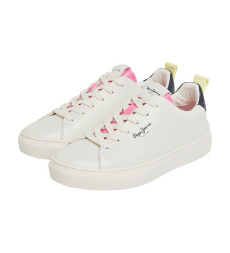 Pepe Jeans Zapatillas de piel Camden Action W blanco