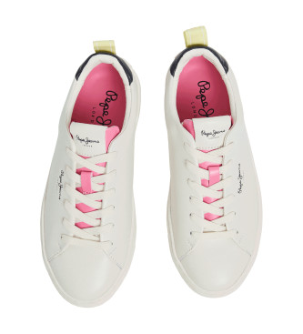 Pepe Jeans Zapatillas de piel Camden Action W blanco