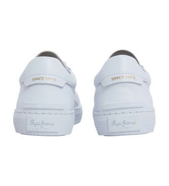 Pepe Jeans Sneaker Camden Class M in pelle bianca