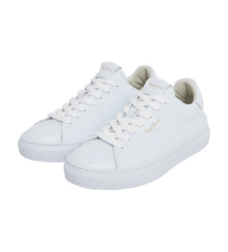 Pepe Jeans Camden Classic W Lder Sneakers hvid