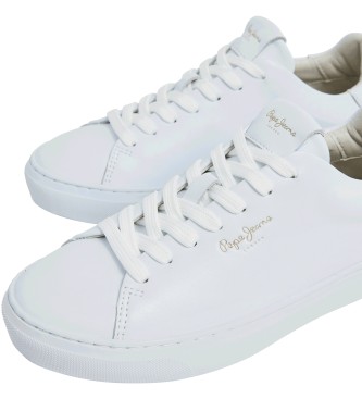 Pepe Jeans Camden Classic W Leather Sneakers biały