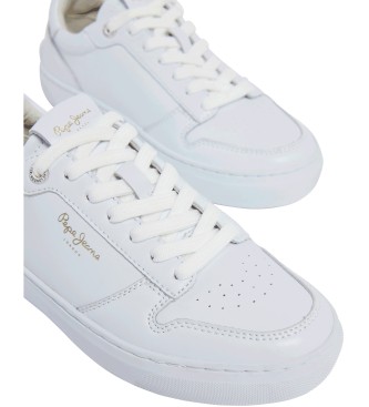 Pepe Jeans Camden Leather Sneakers Supra W white