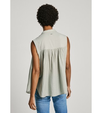 Pepe Jeans Chemise verte Mina