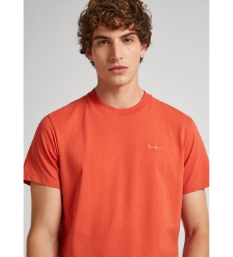 Pepe Jeans Maglietta arancione di Connor