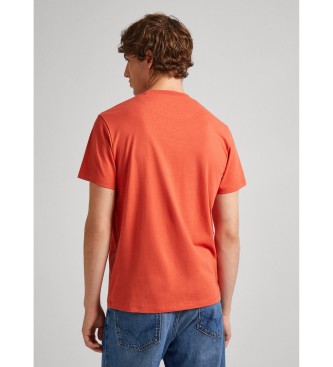 Pepe Jeans Maglietta arancione di Connor