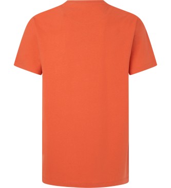 Pepe Jeans Camiseta Connor naranja