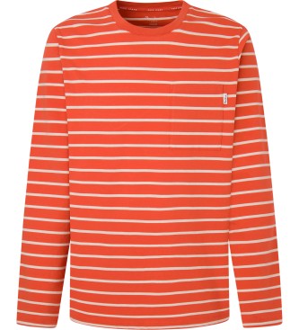 Pepe Jeans Costa orangefarbenes T-shirt