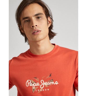 Pepe Jeans Teller T-shirt oranje