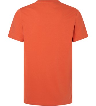 Pepe Jeans Maglietta arancione del Conte