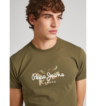 Pepe Jeans Graf-T-Shirt grn
